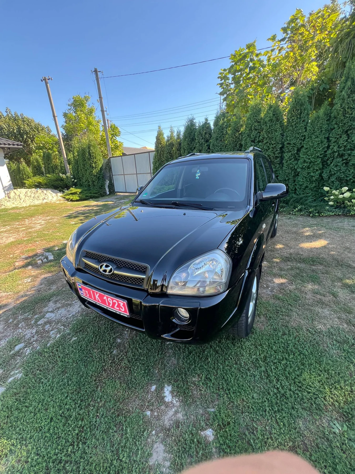 Hyundai Tucson 2008 — загальний вигляд спереду ліворуч
