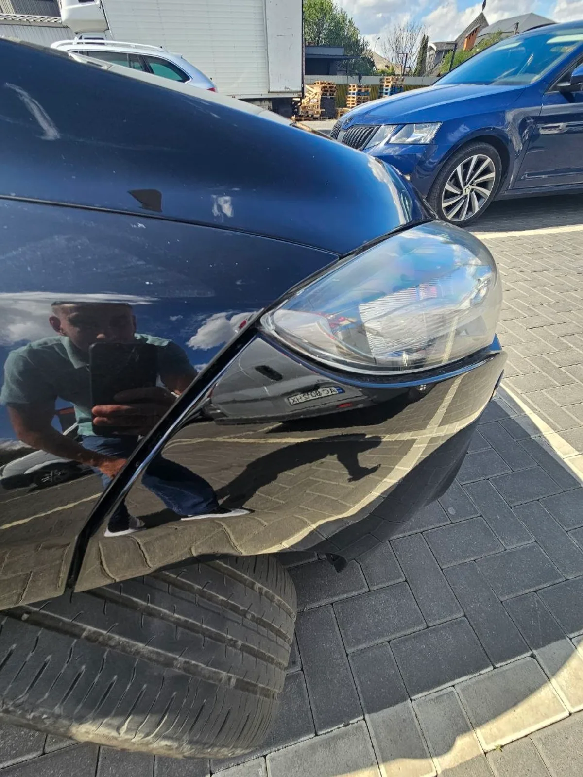 Передня оптика і зазор бампера Renault Megane 2012